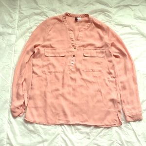 Pink long sleeve top
